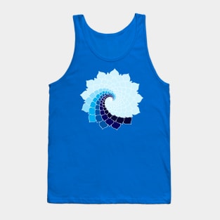 Flower Wave Mandala Tank Top